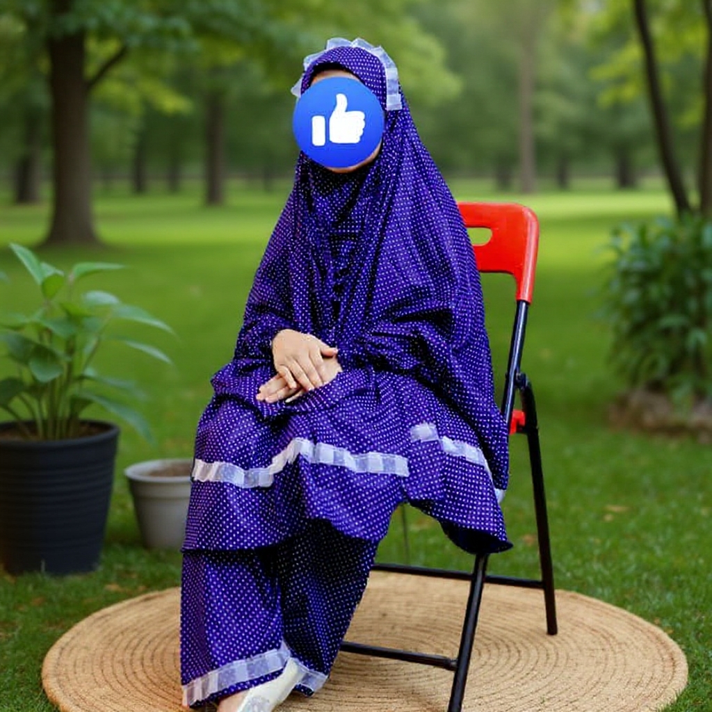Kids Cotton Khimar Set KCK100